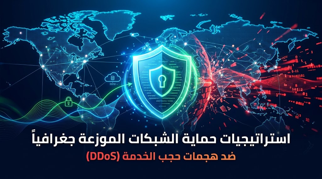 استراتيجيات حماية الشبكات الموزعة جغرافياً ضد هجمات حجب الخدمة (DDoS)